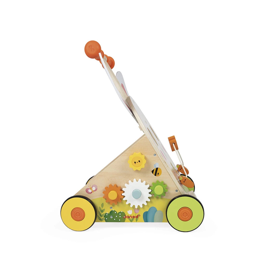 Wooden Rabbit Multi-Activity Cart