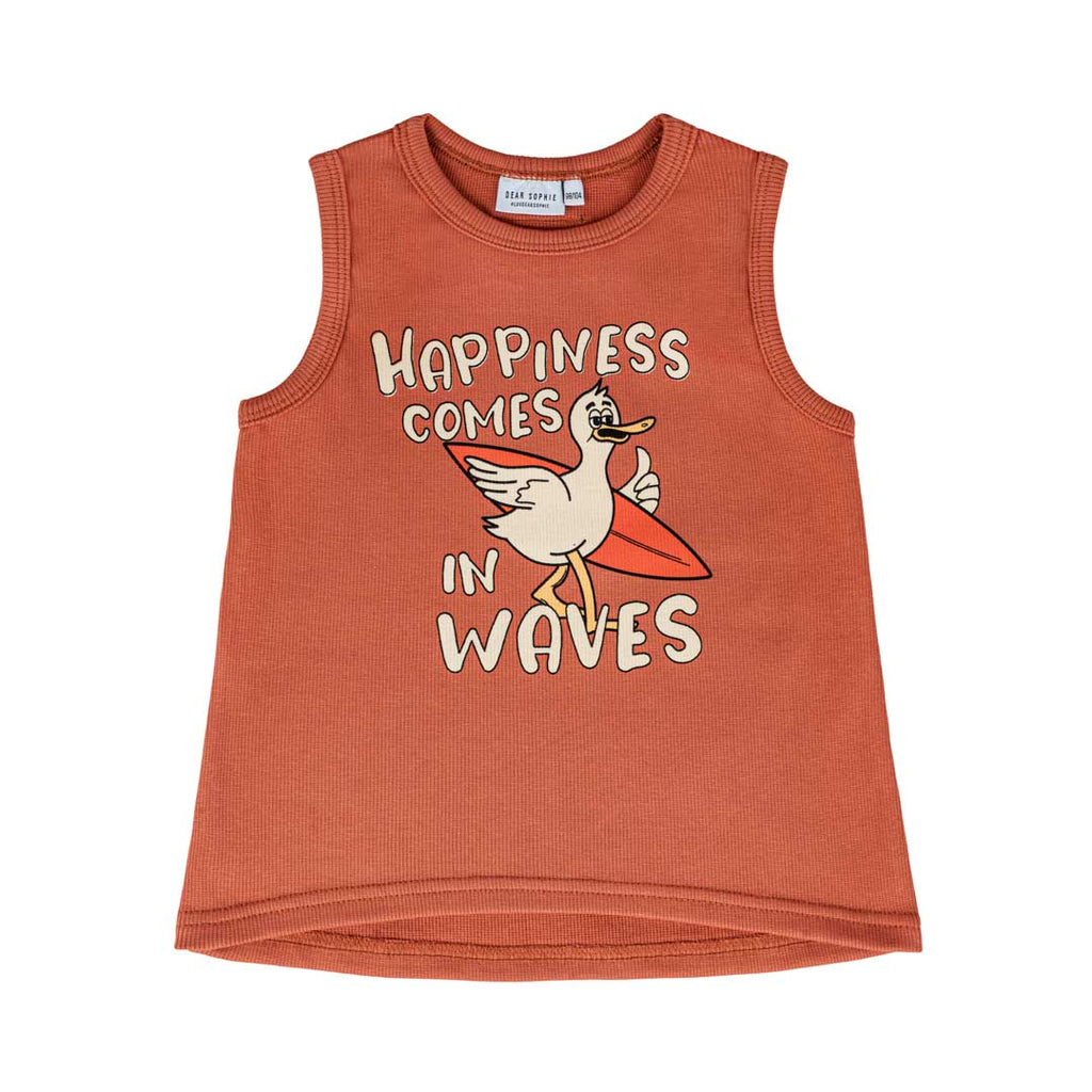 Dear Sophie Duck Rib Tank Top