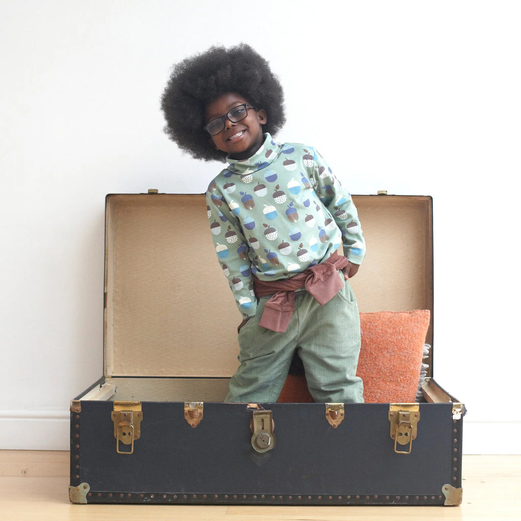 Pigeon Organics Simple Cord Trousers Green