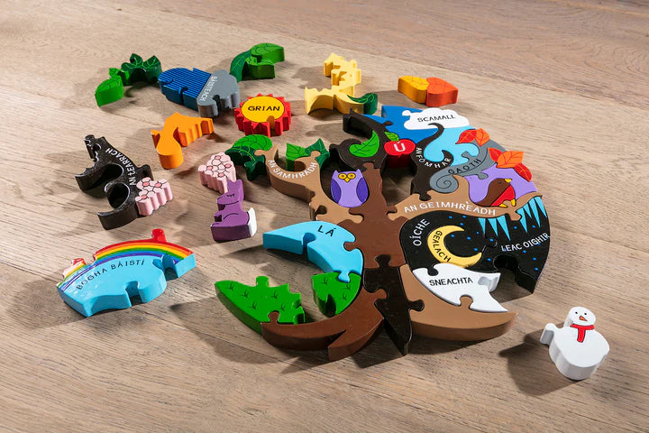 Alphabet Jigsaws Seasons As Gaeilge