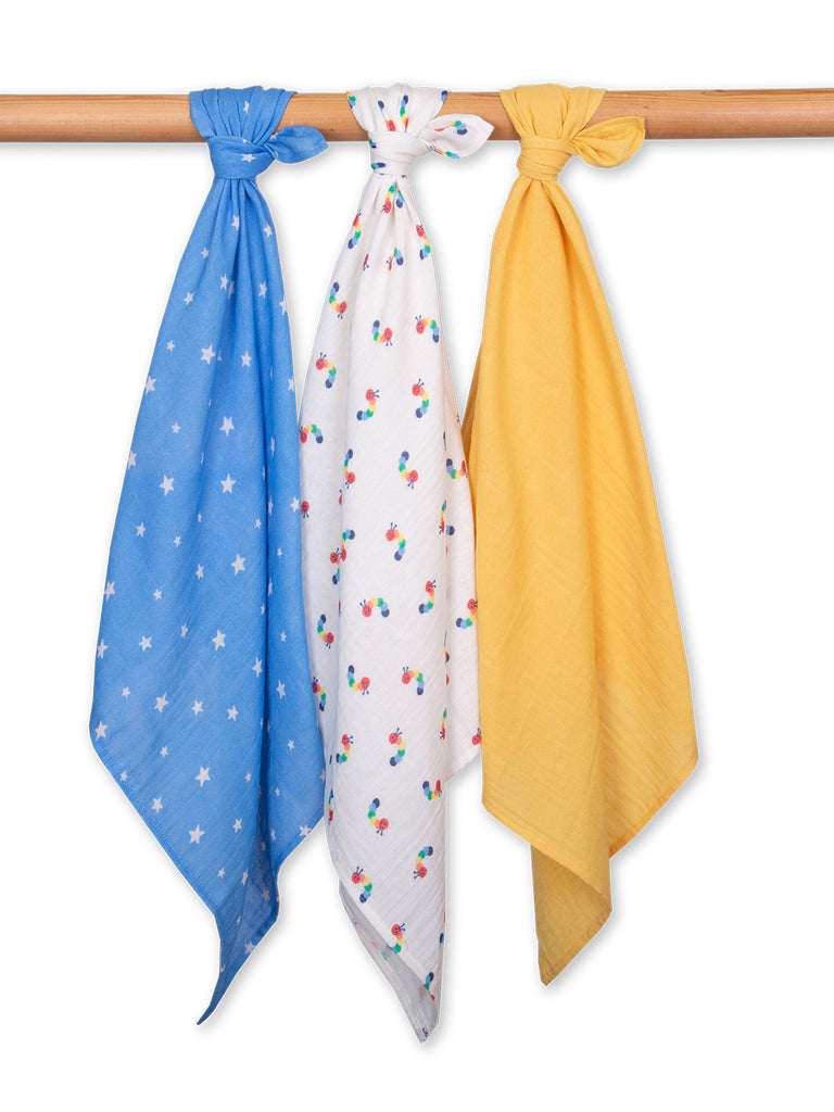 Kite Rainbow Caterpillar Muslins