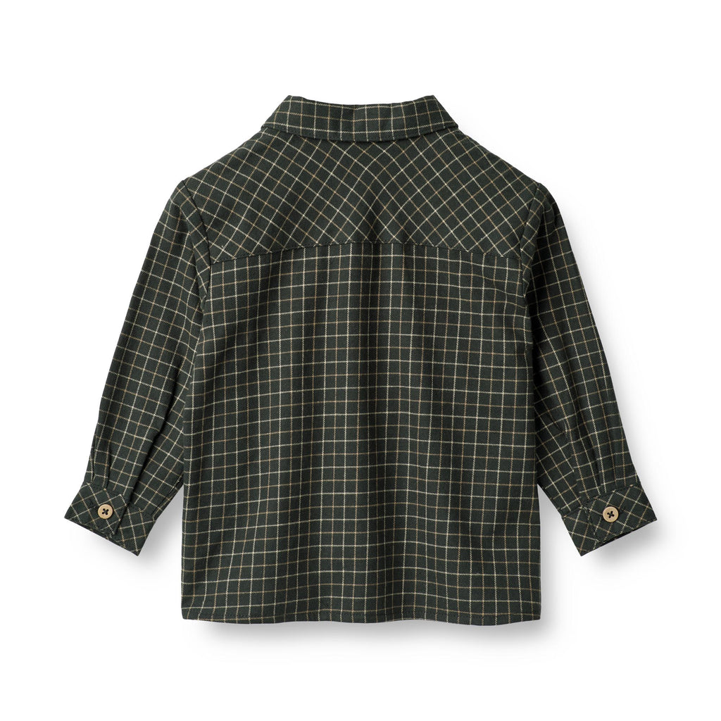 Wheat Shirt Oscar Black Coal Check