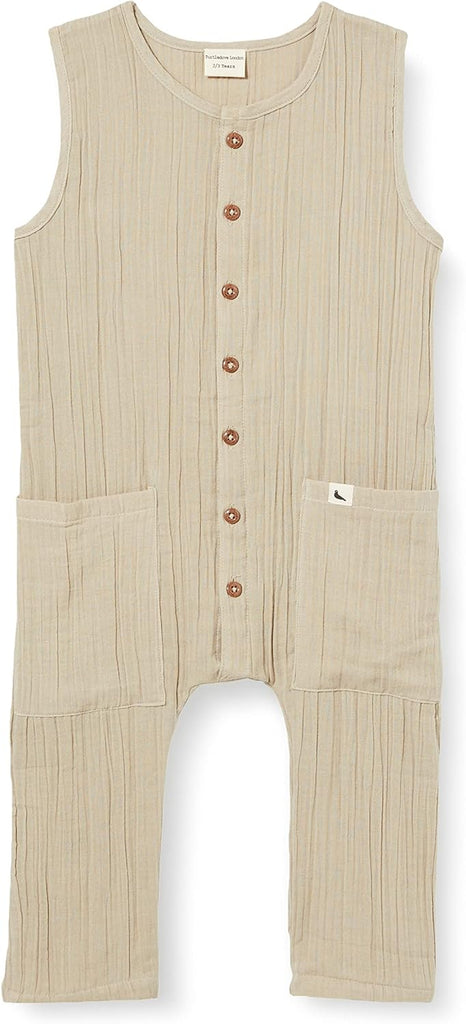 Turtledove London Gauze Dungarees