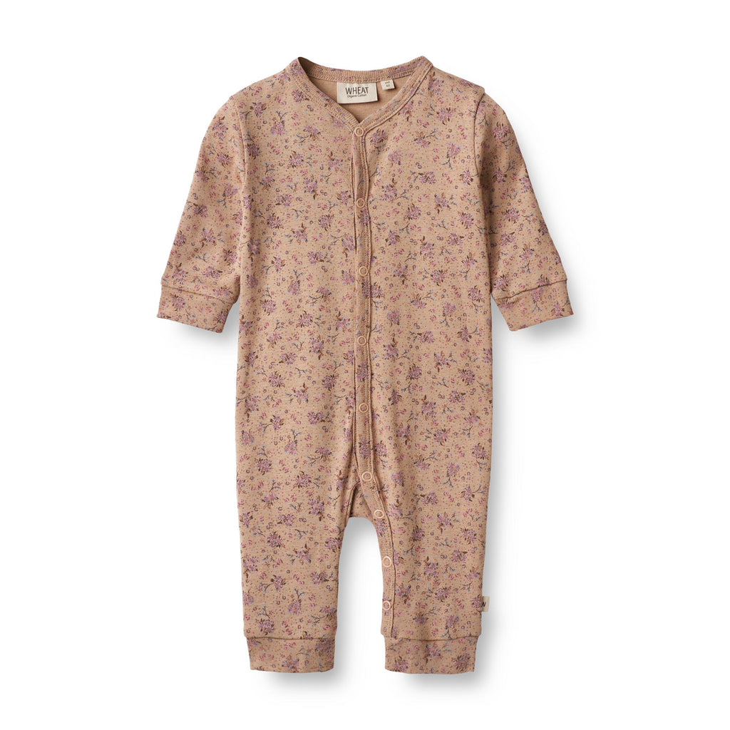 Wheat Sleepsuit Nikola Rose Flowers