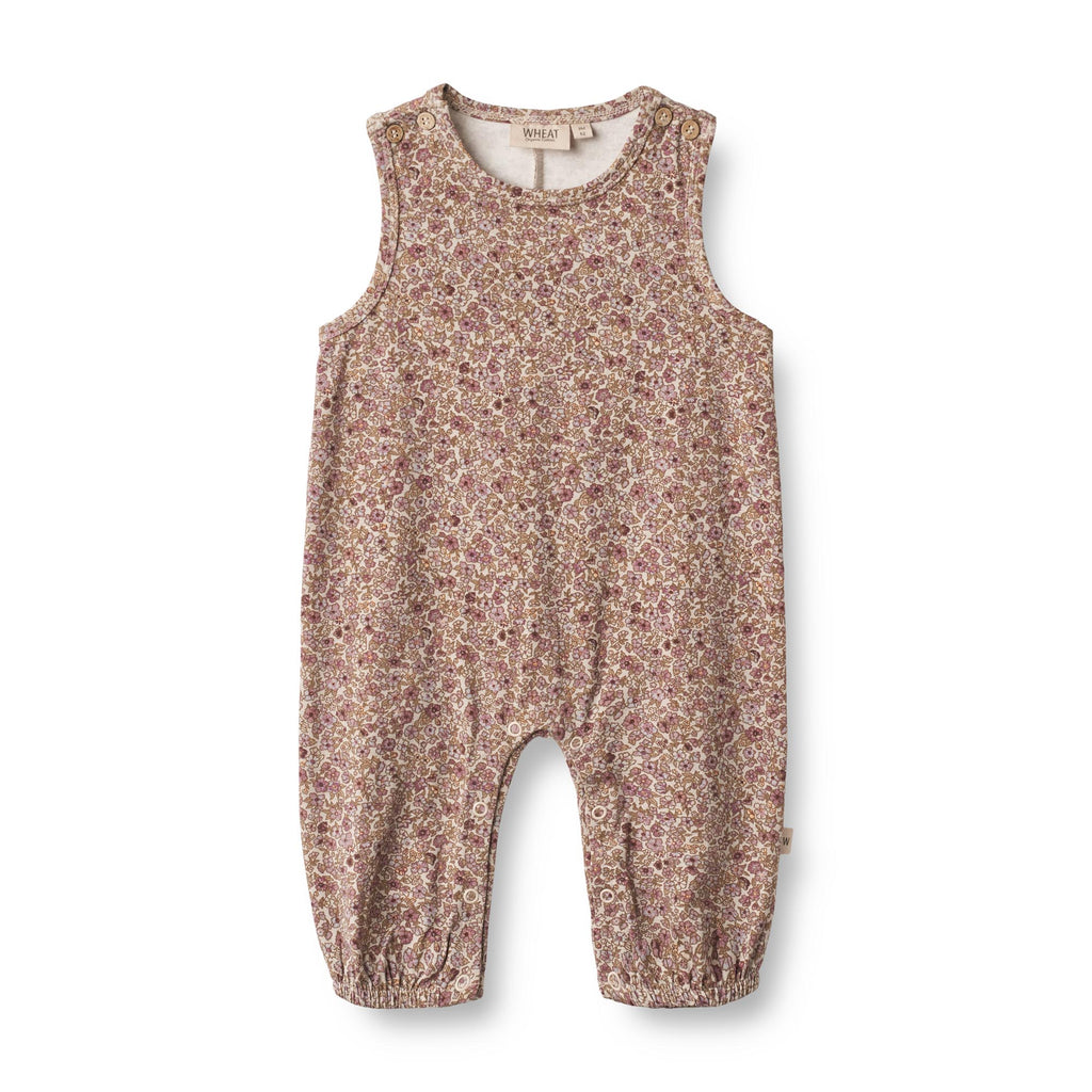 Wheat Jumpsuit Joey Grey Rose Flowers
