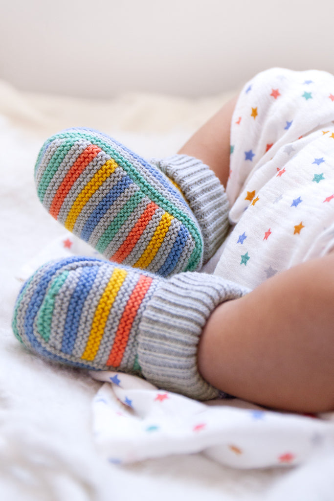 Frugi Briar Knitted Booties