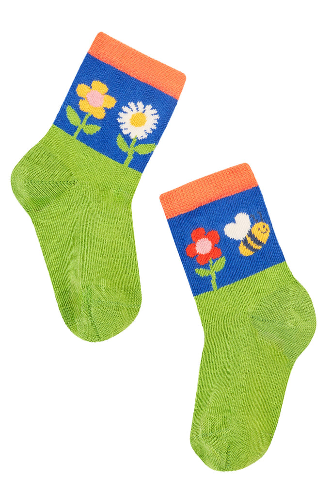 Frugi 3pk Retro Happy Socks