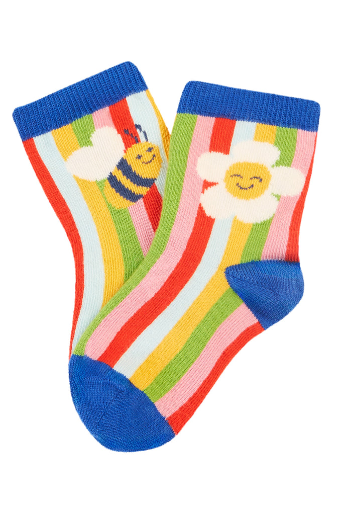 Frugi 3pk Retro Happy Socks