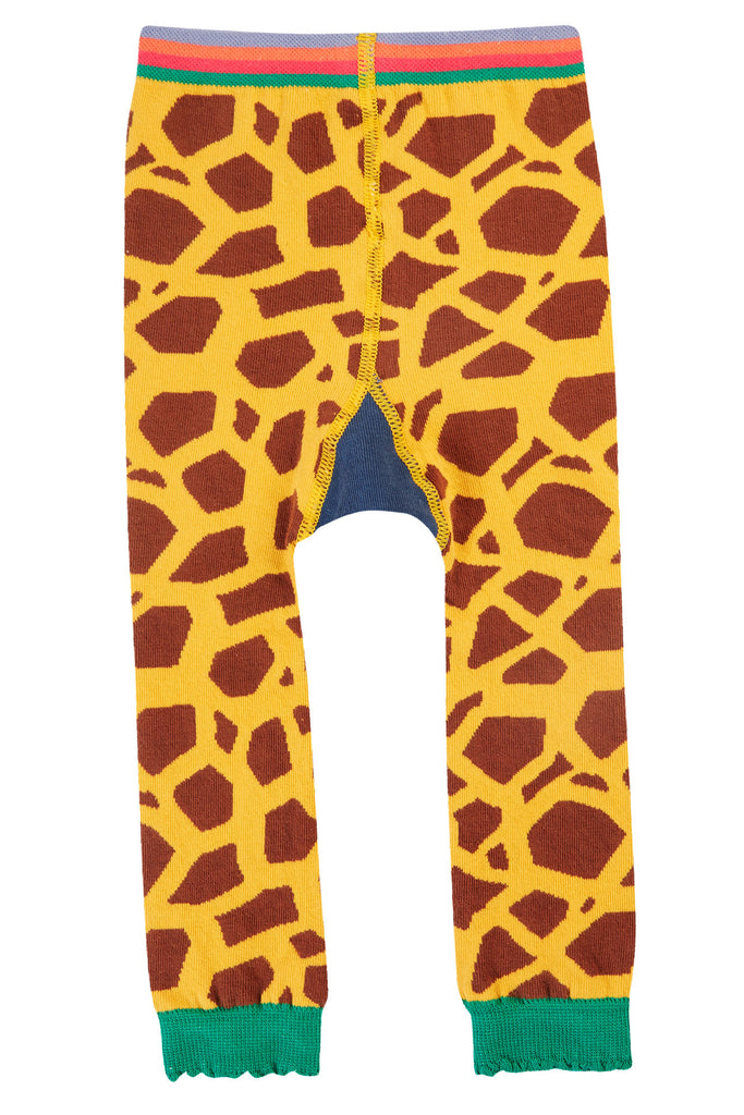 Frugi Knitted legging Giraffe