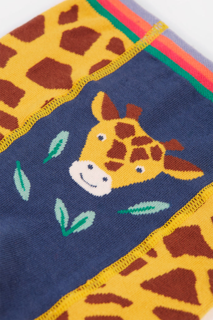 Frugi Knitted legging Giraffe