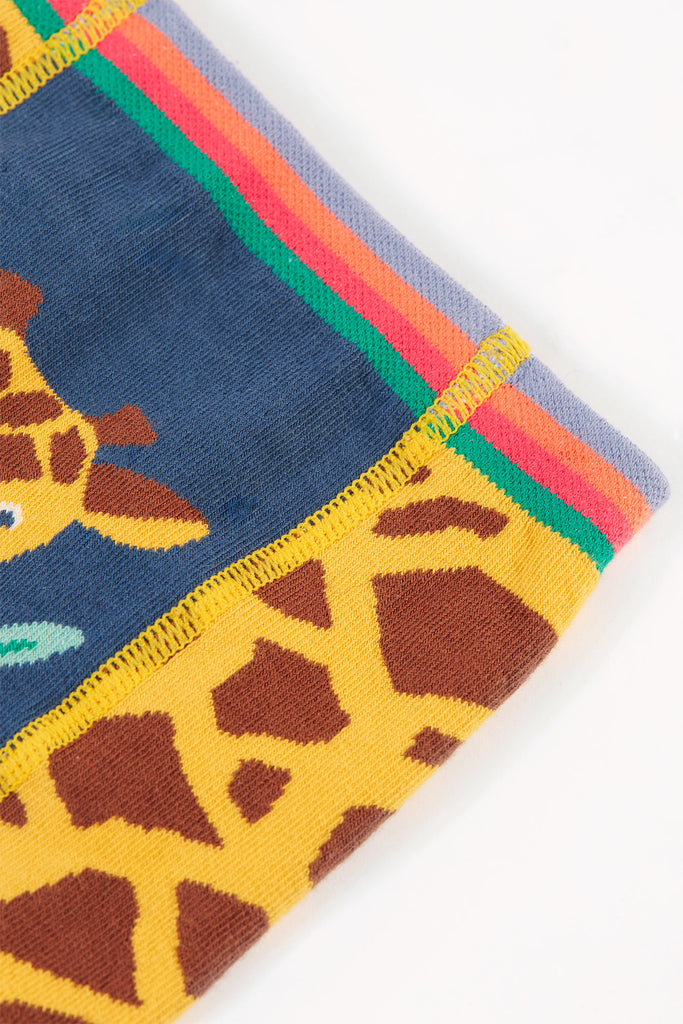 Frugi Knitted legging Giraffe