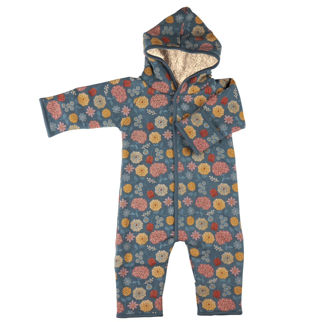 Pigeon Organics Snuggle Suit Winter Bloom