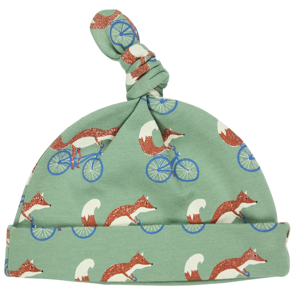 Knotted Hat - Cycling Fox, Green