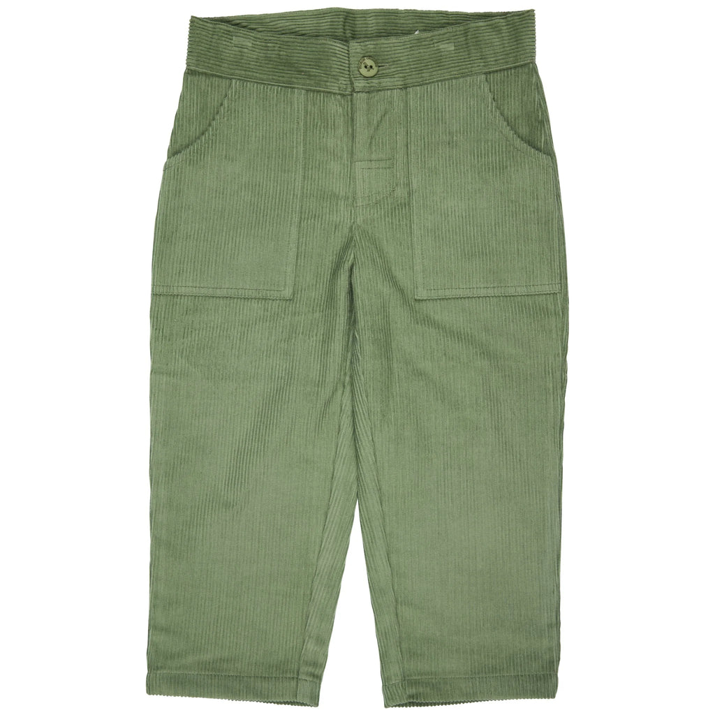 Pigeon Organics Simple Cord Trousers Green