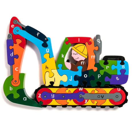 Digger Alphabet Jigsaws