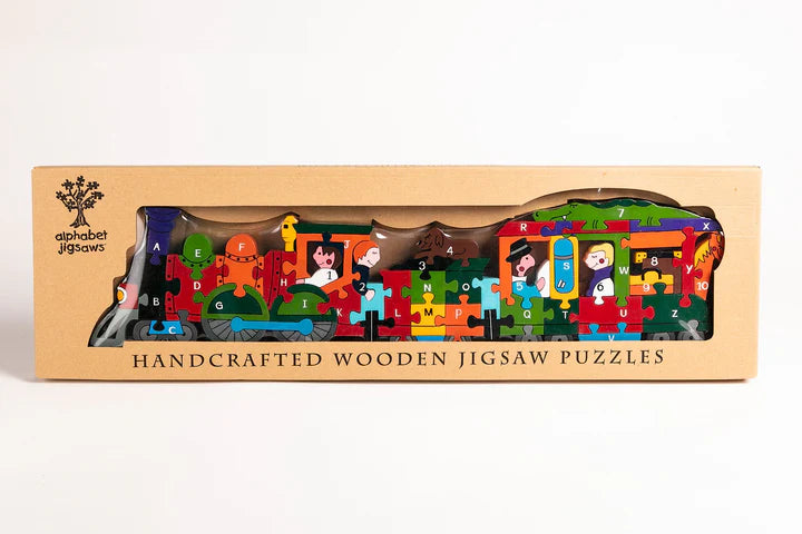 Alphabet Jigsaws Train Alphabet