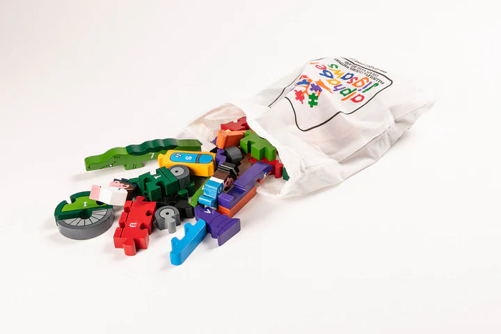 Alphabet Jigsaws Train Alphabet