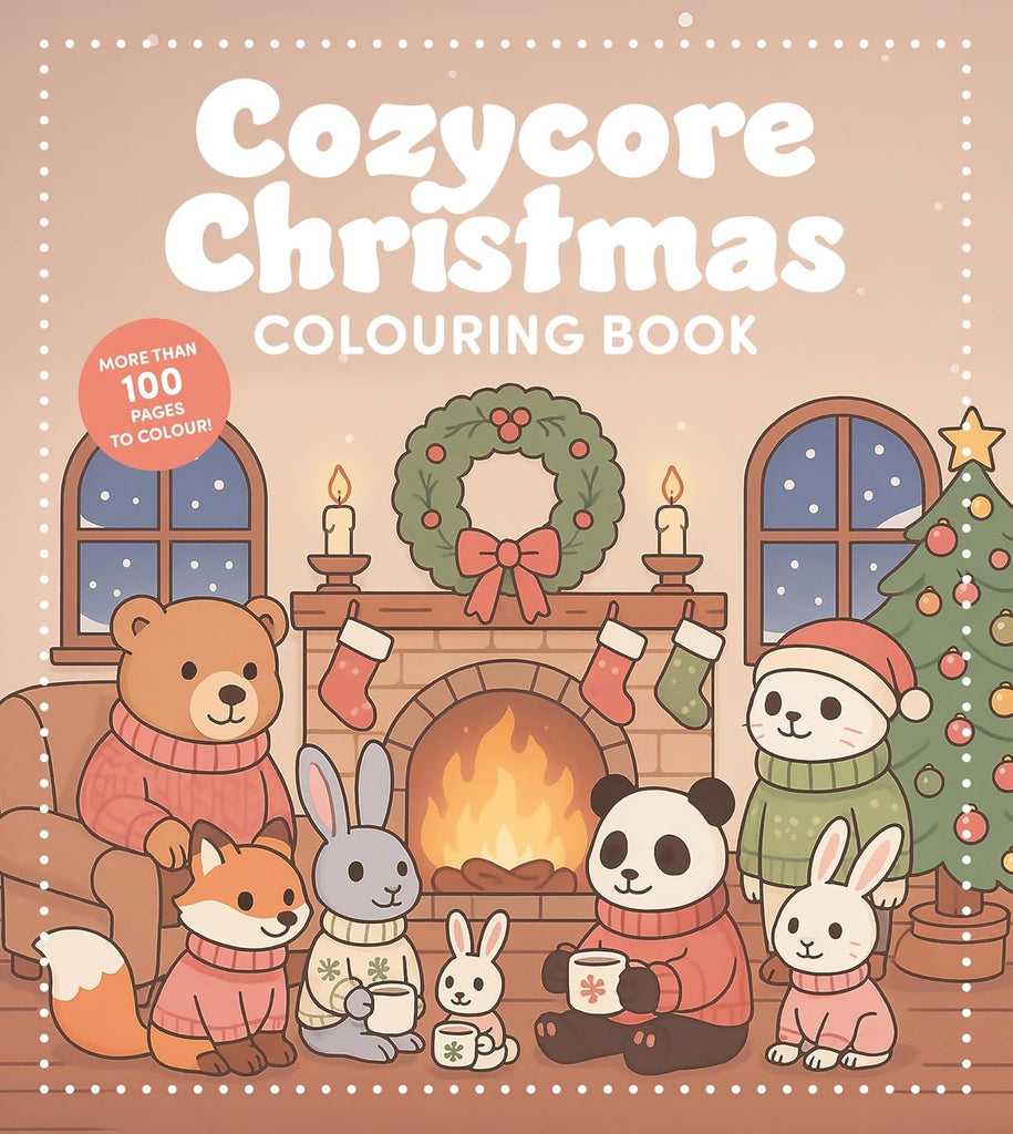 Cozycore Christmas Colouring Book HB