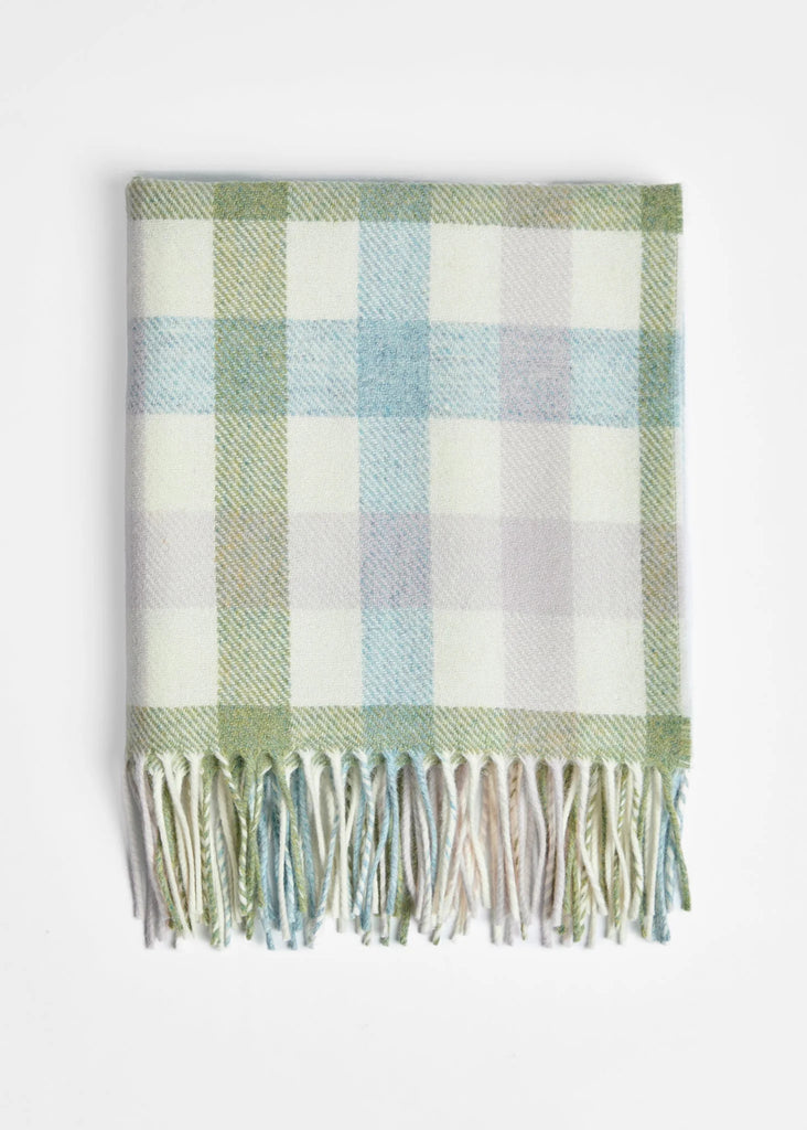 Foxford Baby Blanket Pastel Check