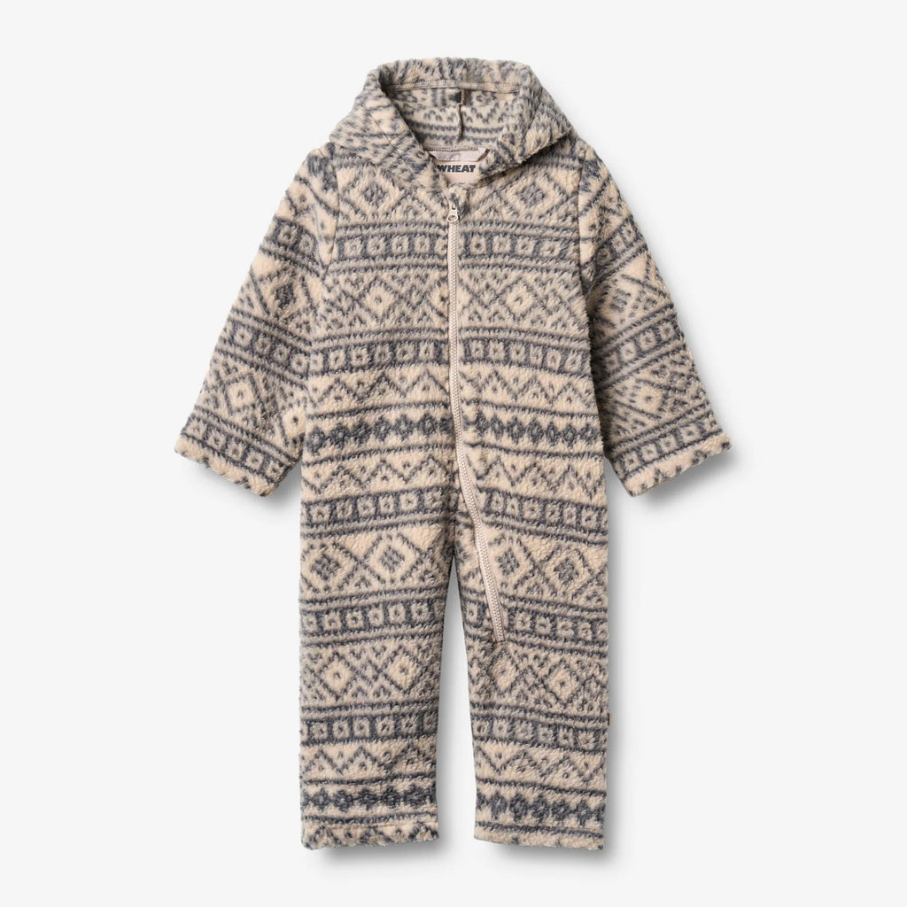 Wheat Fleece Suit Allo
