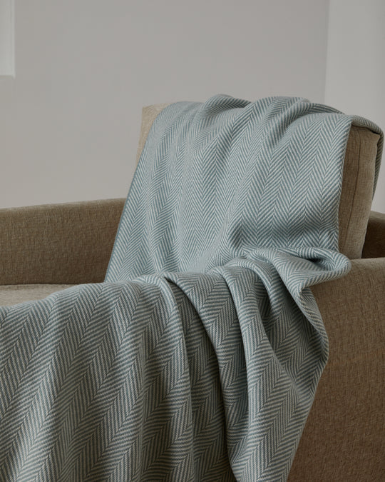 Foxford Achill Cashmere and Lambswool Throw