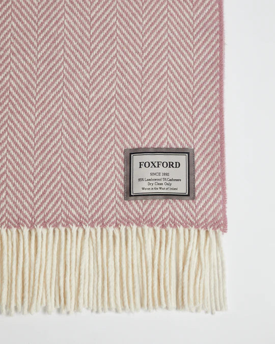 Foxford Maeve Cashmere and Lambswool Throw