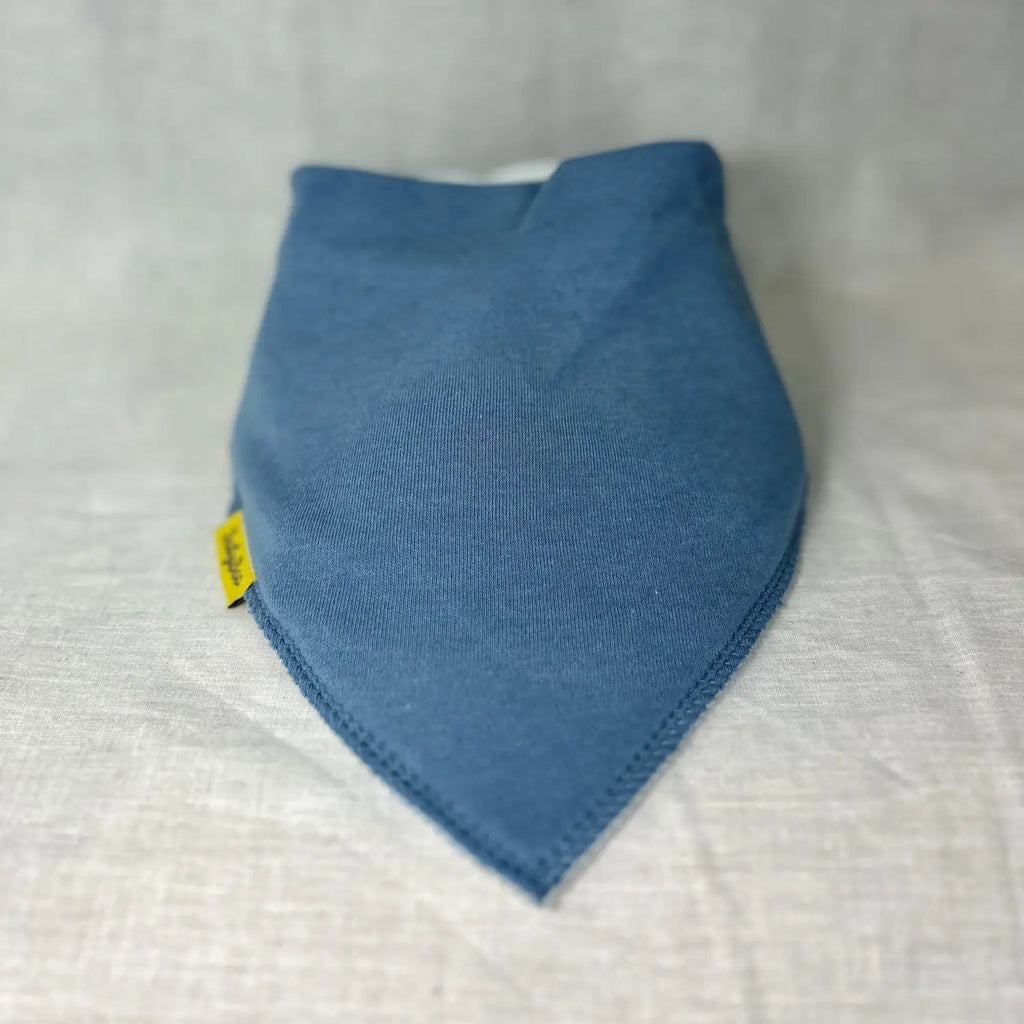 Just Cloudy Blue organic cotton DribbleBoo bandana bib