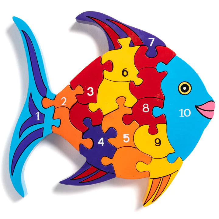 Alphabet Jigsaws Number Fish