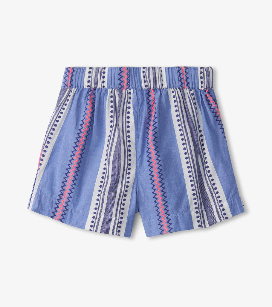 Hatley Boho Stripes Paper Bag Shorts