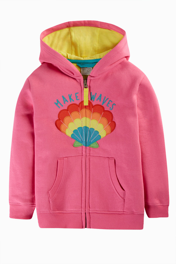 Frugi Switch Carbis Hoodie Hibiscus Shell