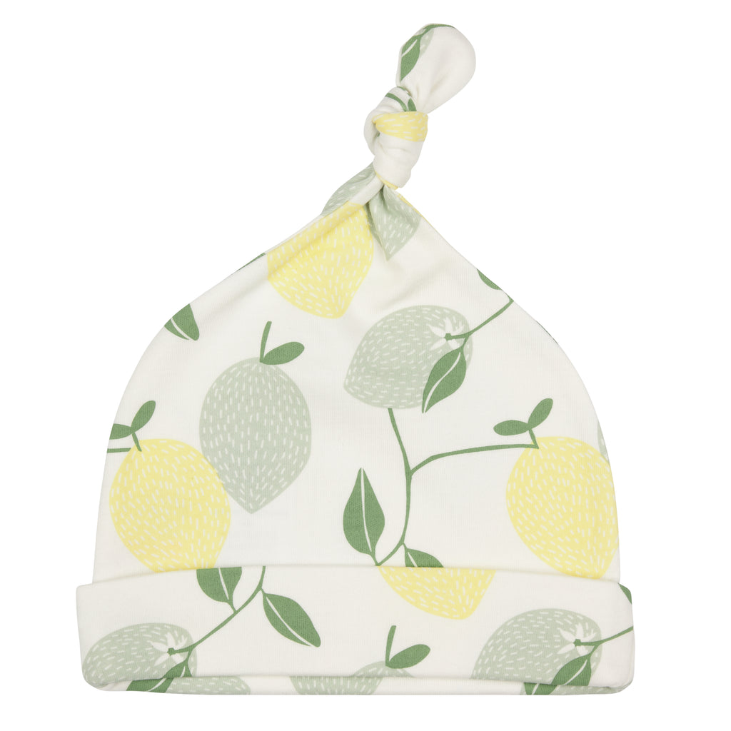 Pigeon Organics Knotted hat Lemons