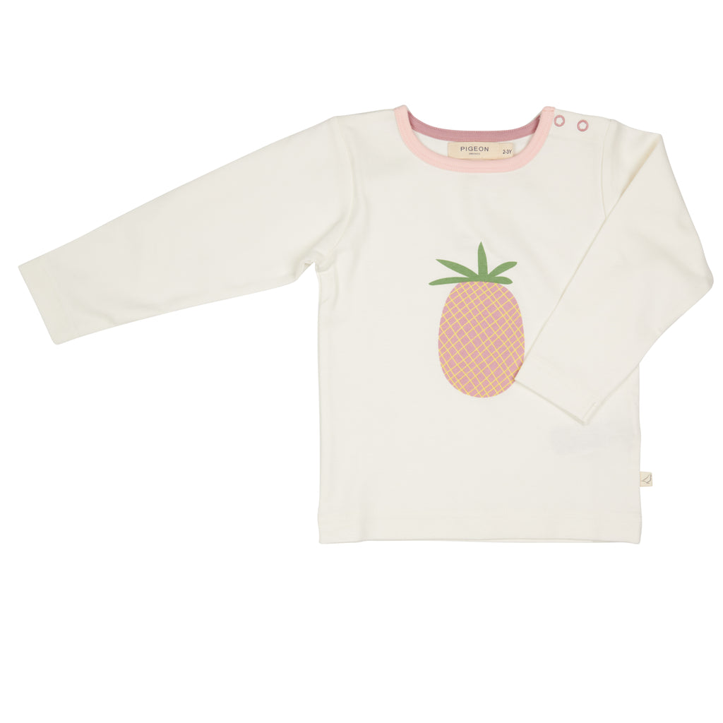Pigeon Organics Long Sleeve T-shirt Pineapple