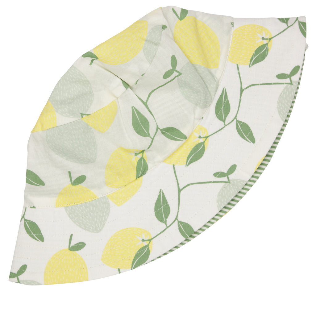 Pigeon Organics Reversible Sun Hat Lemons