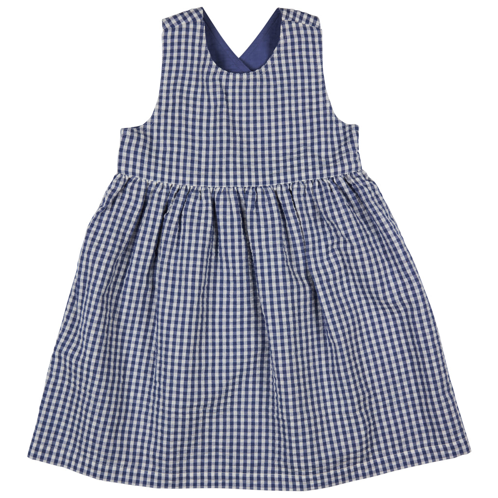 Pigeon Organics Crossback Dress Dusty Blue