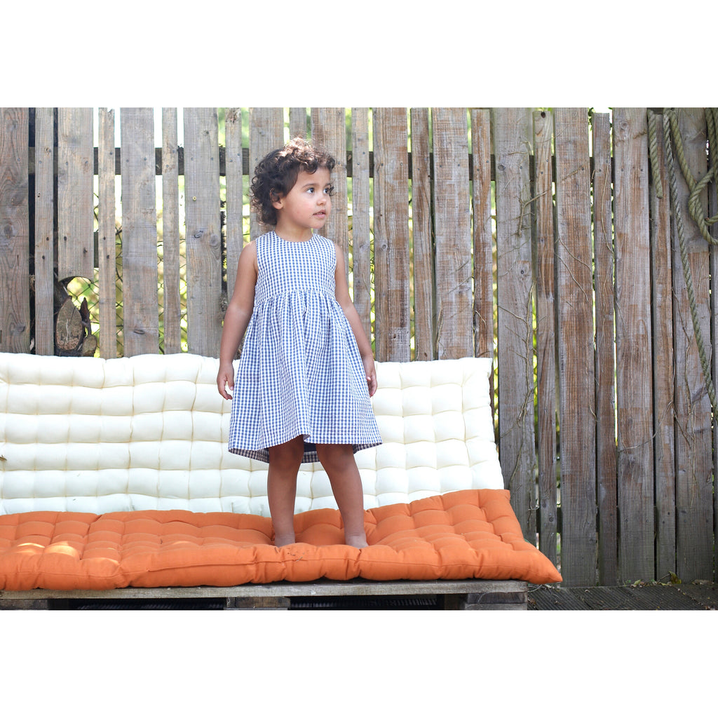 Pigeon Organics Crossback Dress Dusty Blue