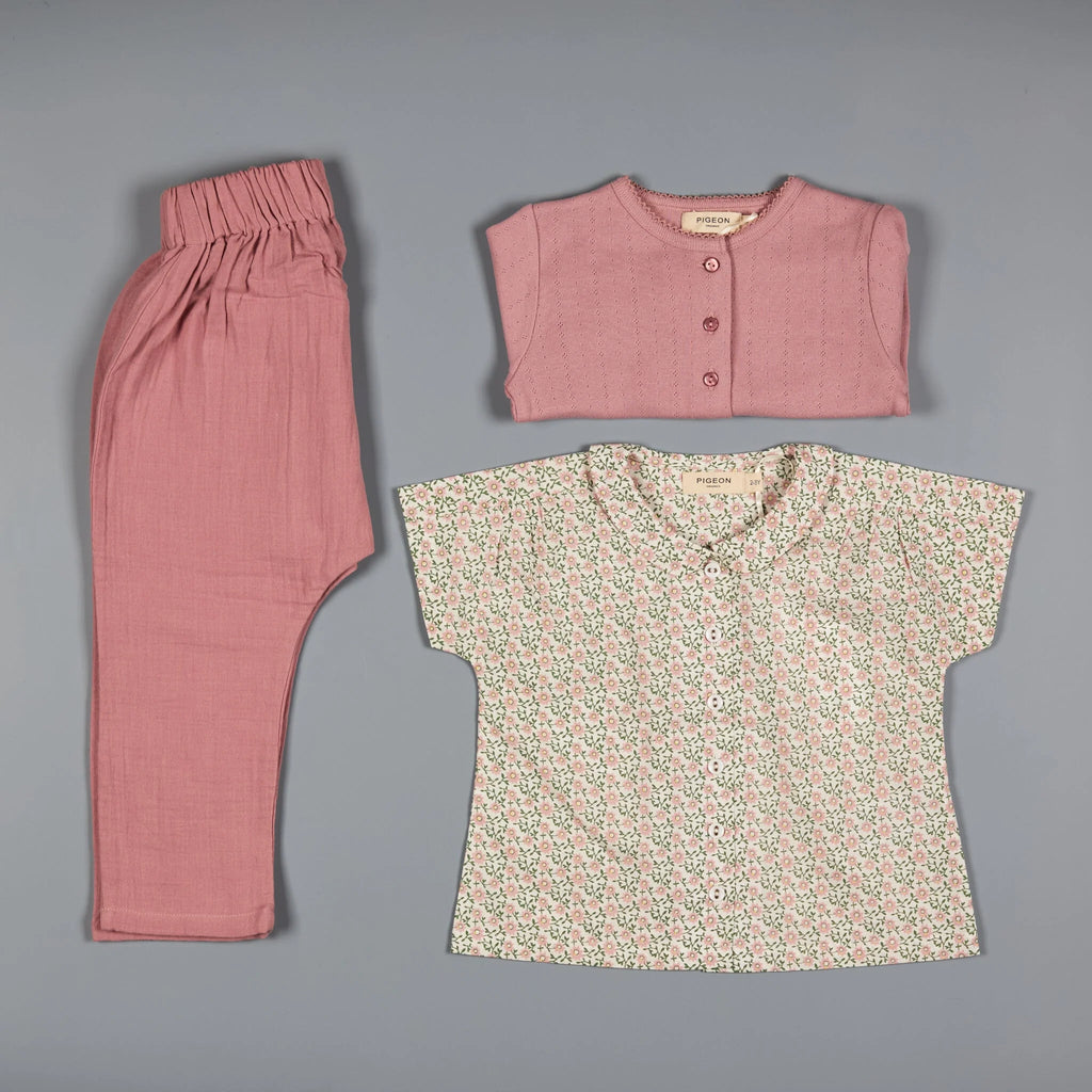 Pigeon Organics Baggy Pants Pink