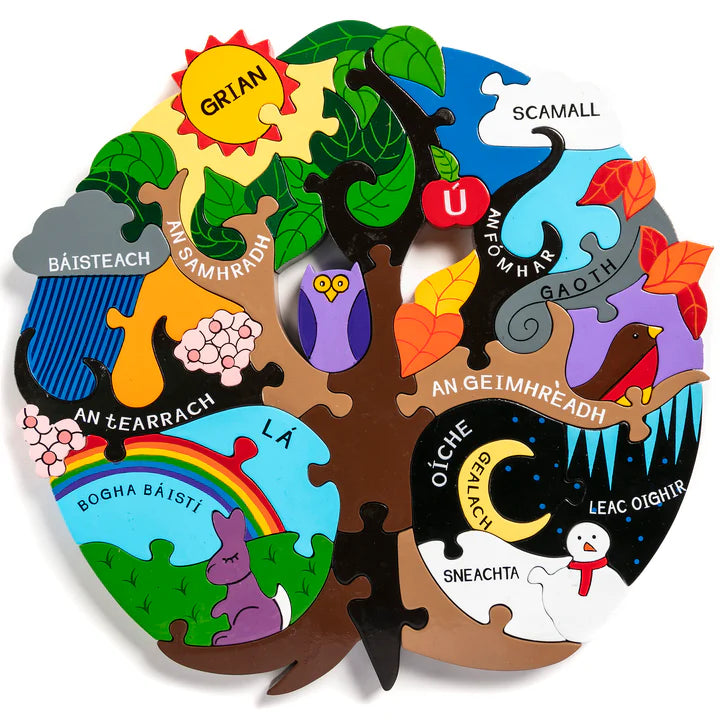 Alphabet Jigsaws Seasons As Gaeilge