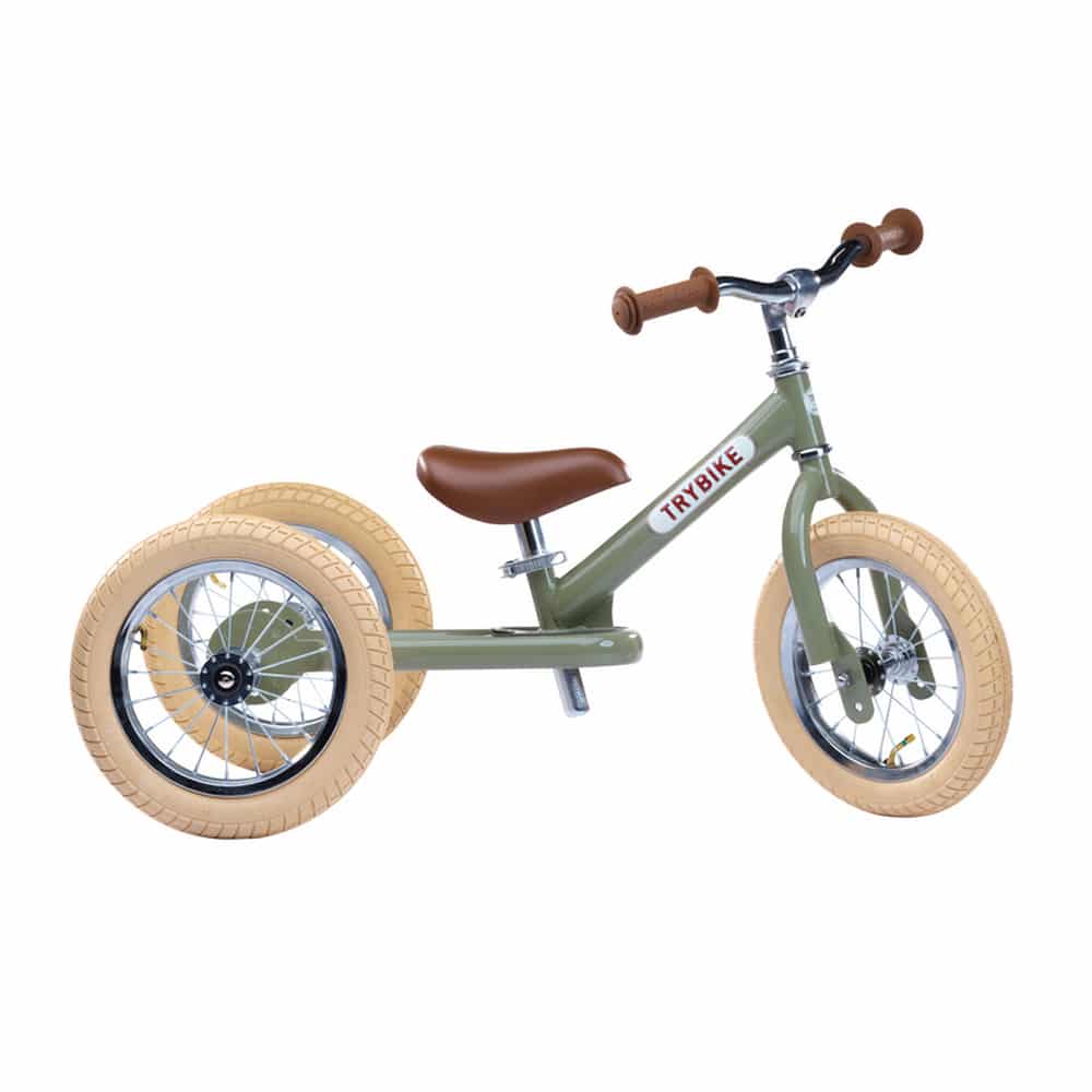 Tribike Balance bike Vintage Green – Pixie Linus
