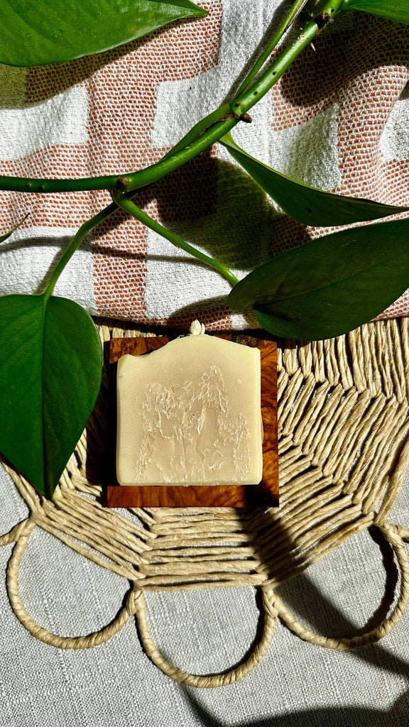 LUFFA Goat Milk, Turmeric & Neroli Body Soap Bar: With a box