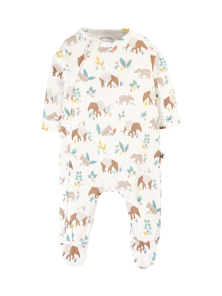 Frugi Kimono Zip Babygrow