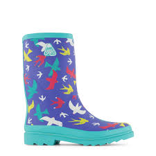 Frugi Explorer Welly Boots Rainbow Flight