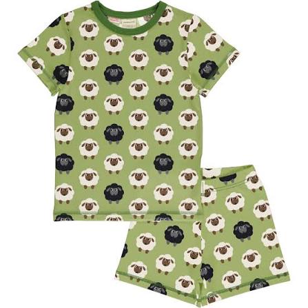 Maxomorra Sheep S/S Pyjama Set