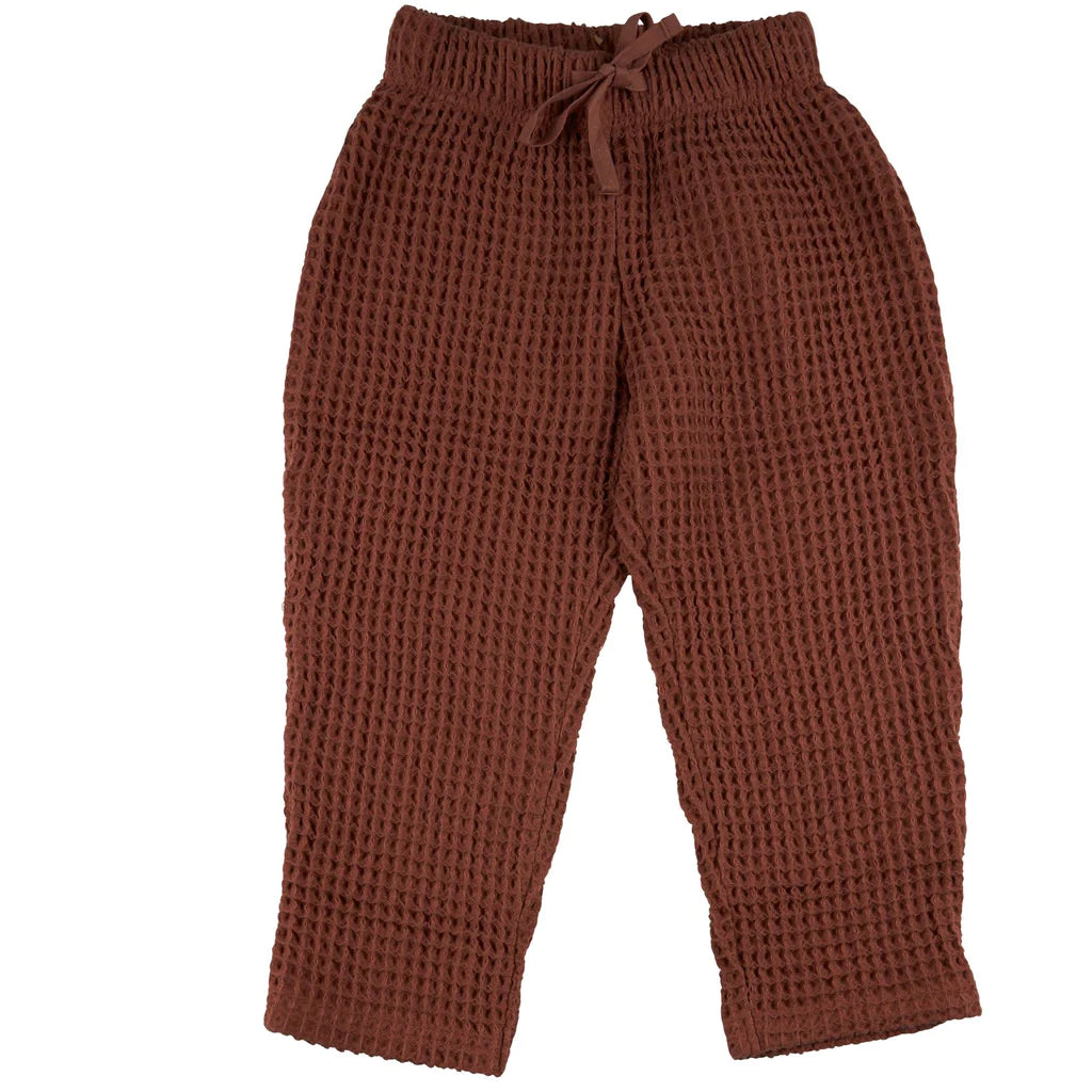 Pigeon Organics Waffle Pants Mocha