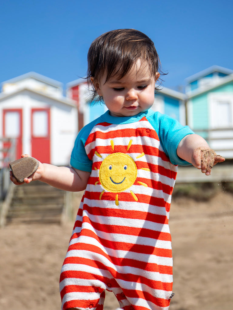 Frugi Shore Towelling Romper