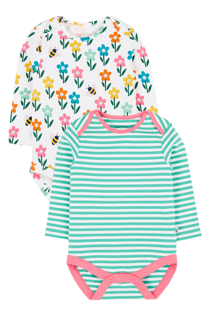 Frugi Fun Flowers Body 2pk