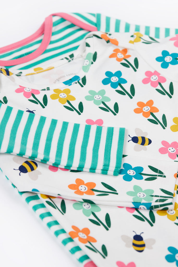 Frugi Fun Flowers Body 2pk