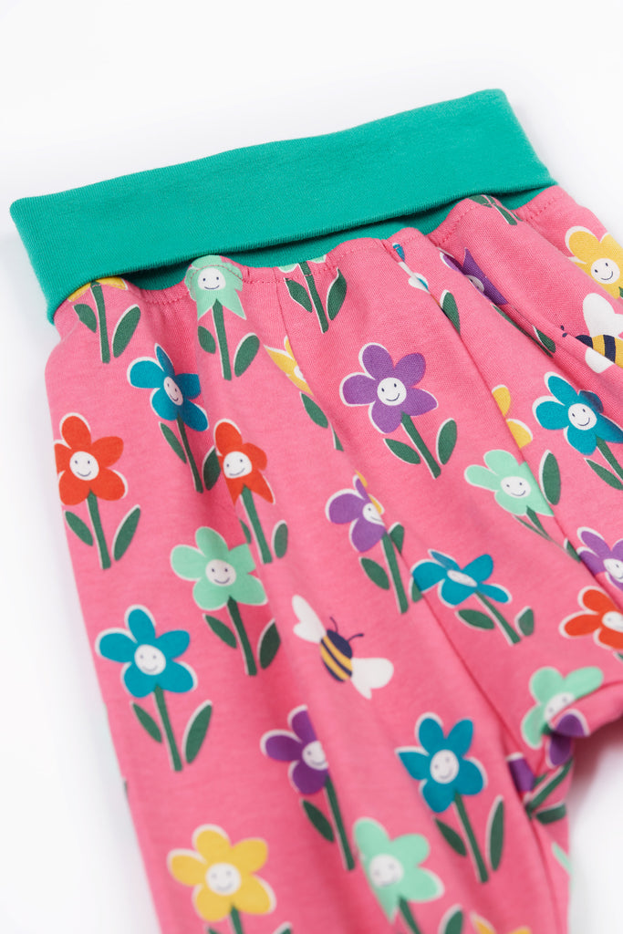 Frugi Fun Flowers Parsnip Pants