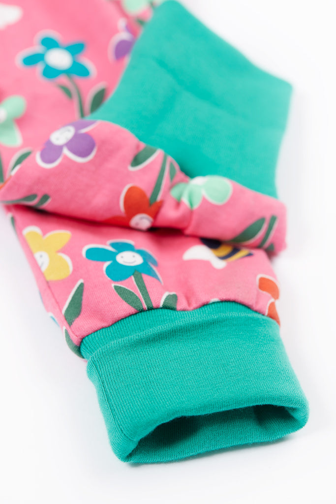Frugi Fun Flowers Parsnip Pants