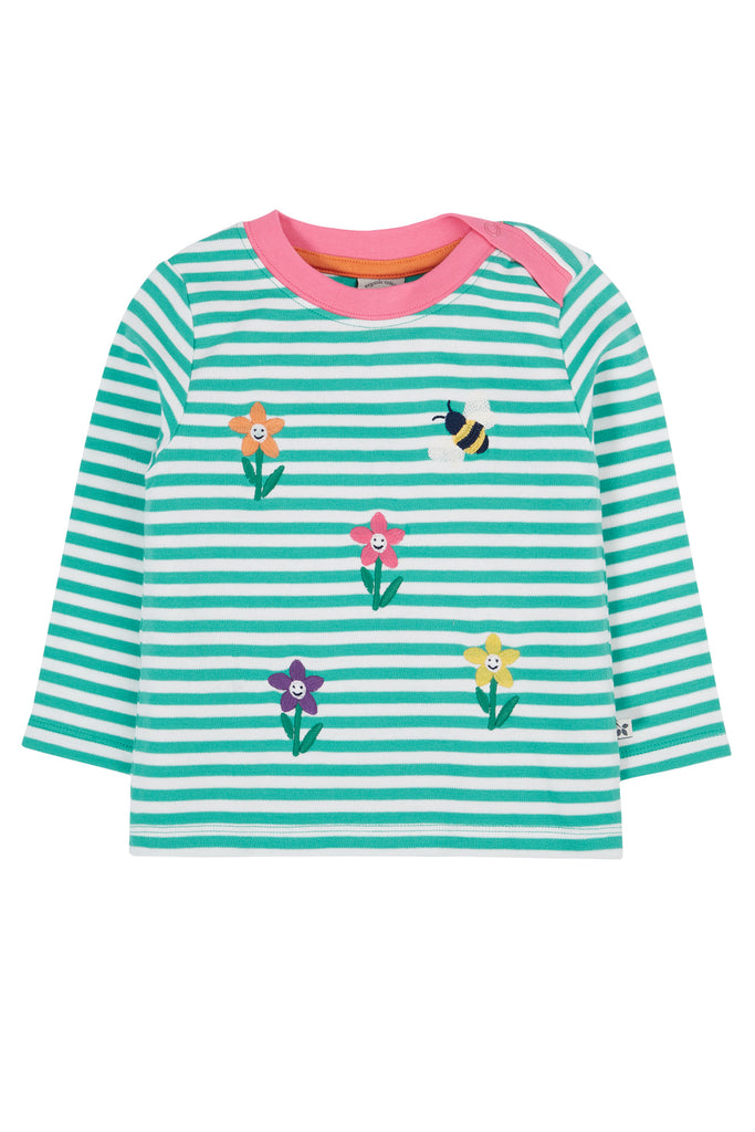 Frugi Orion Flower Applique Top