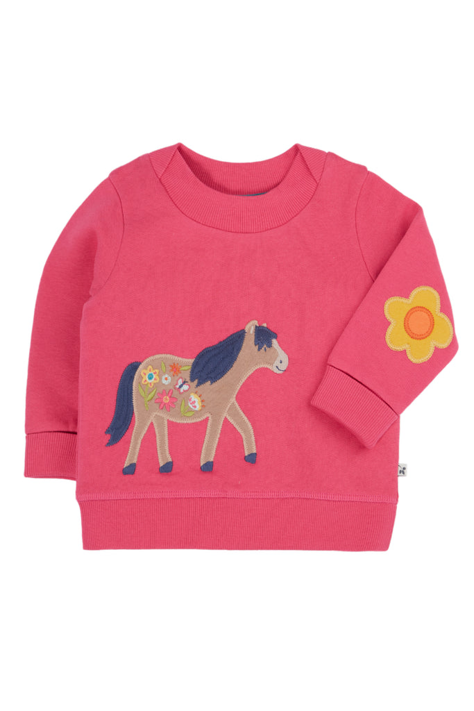 Frugi Easy On Jumper Horse/Rose